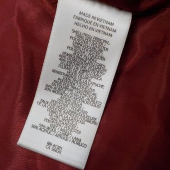 Lauren Ralph Lauren Women's Puffer Jacket Down Insulated Faux Fur Hood Coat S - Picture 10 of 12